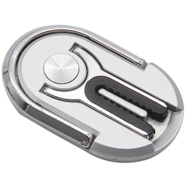 Professionell Design Multifunktion Ringhållare Silver