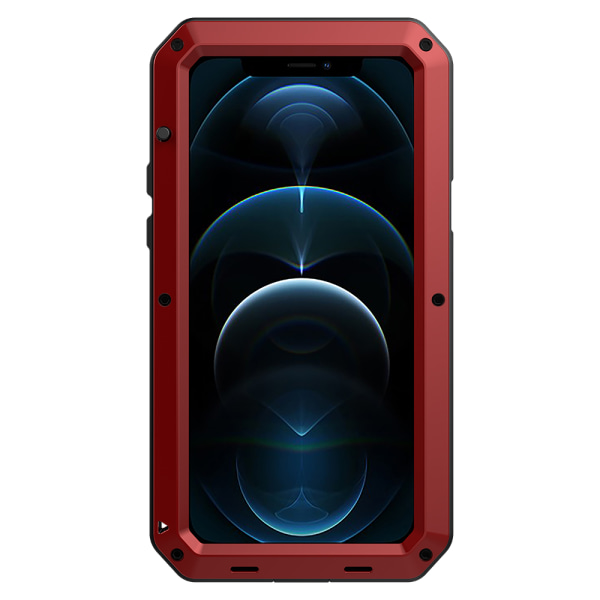 HEAVY DUTY 360-Skyddsfodral (Aluminium) - iPhone 13 Röd