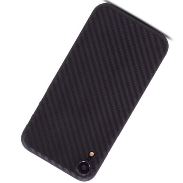 iPhone XR - Gjennomtenkt Carbon Protective Cover Svart