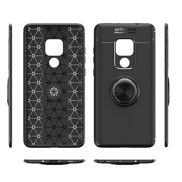 Huawei Mate 20 Pro - Stilrent Hybridskal Ringhållare Blå/Blå Blå/Blå