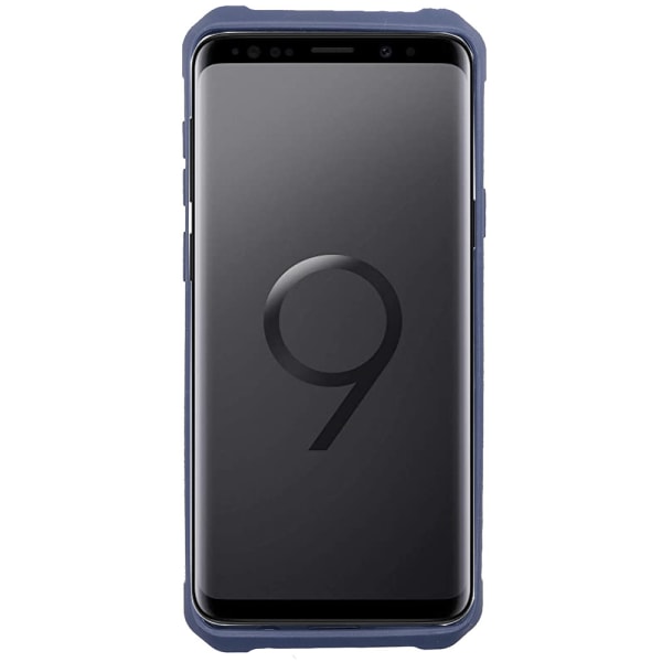 Sileä kotelo korttitelineellä - Samsung Galaxy S9 Blå