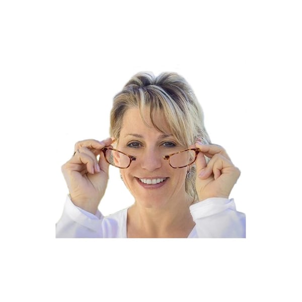 Praktiske læsebriller (Fås i styrke op til 4,0) MAGNET Brun 4.0