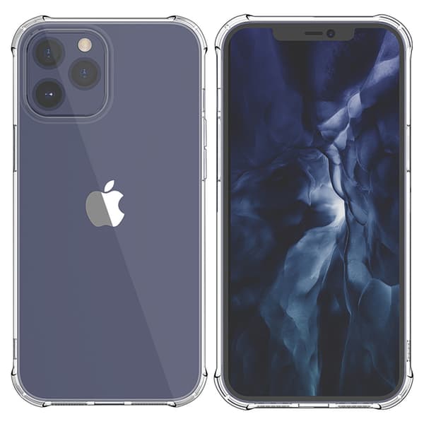 Kraftfullt Skyddande Silikonskal - iPhone 14 Pro Blå/Rosa