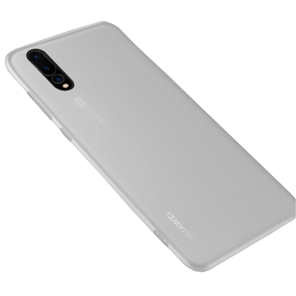 Matt Stilsäkert Silikonskal - Huawei P20 Pro Svart