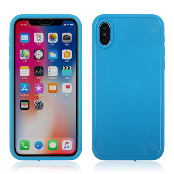 Skyddande Stilsäkert Vattentåligt Fodral FLOVEME - iPhone XR Svart