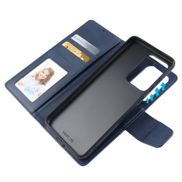 Gjennomtenkt lommebokdeksel HANMAN - Samsung Galaxy S20 Ultra Blå