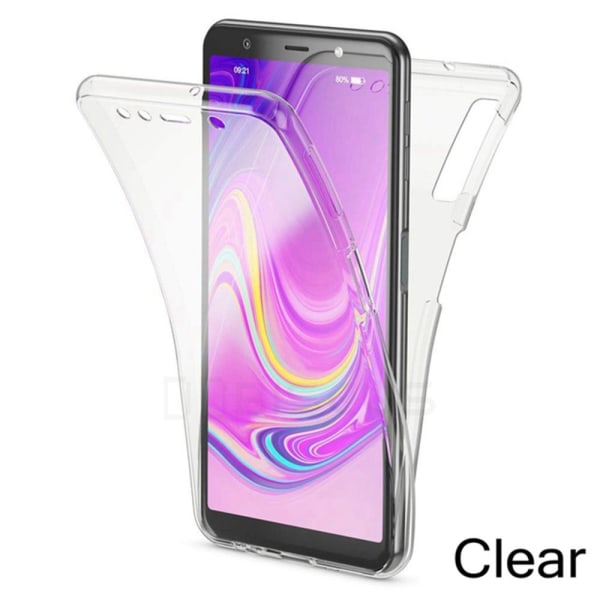 Samsung Galaxy A10 - dobbeltsidet silikonecover (nord) Transparent/Genomskinlig