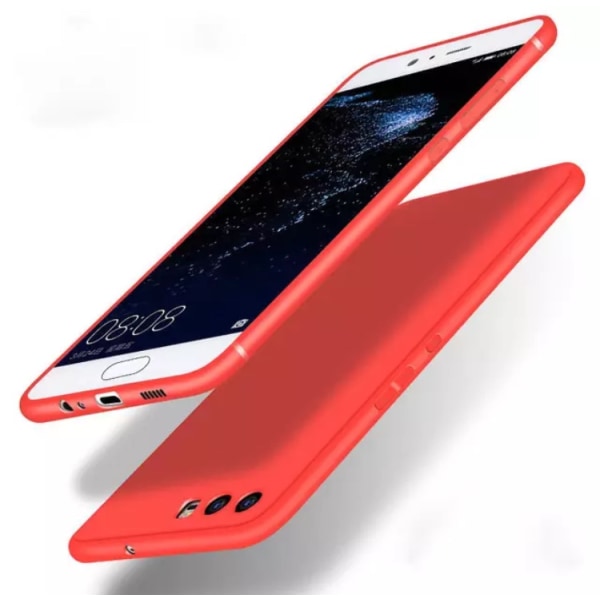 Huawei P10 - Stilfuldt silikonecover Röd