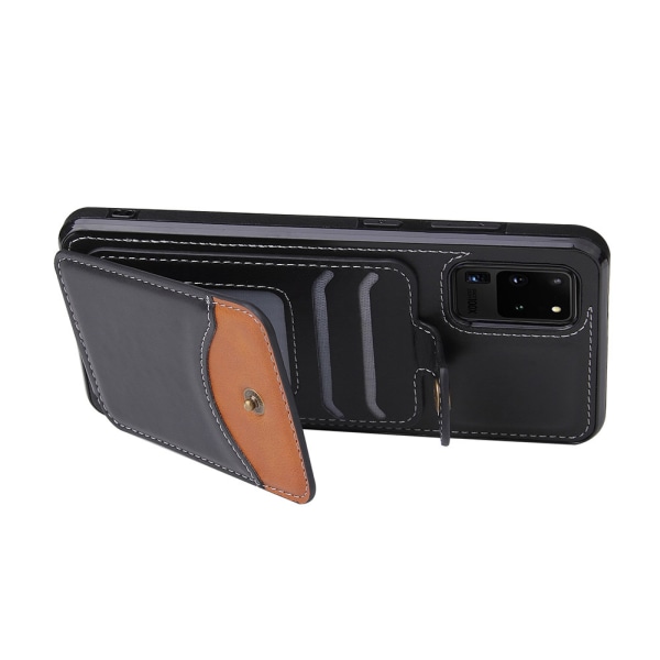 Professionel coverkortholder - Samsung Galaxy S20 Ultra Mörkblå Mörkblå