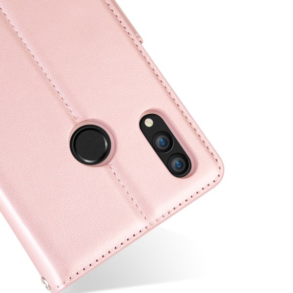 Elegant lommebokdeksel i Pu-Leather - Huawei P Smart 2019 Guld