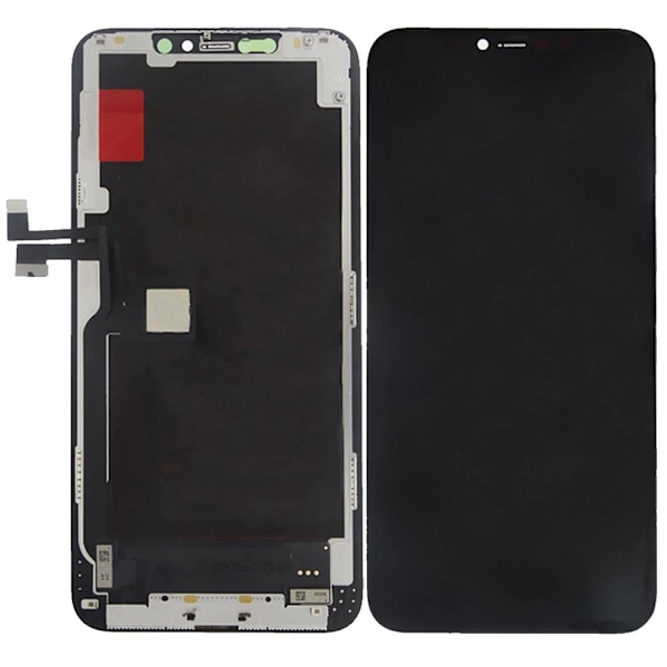 iPhone 11 Pro Max GW Soft OLED LCD & Pekskärm Digitizer AAA+++ Svart