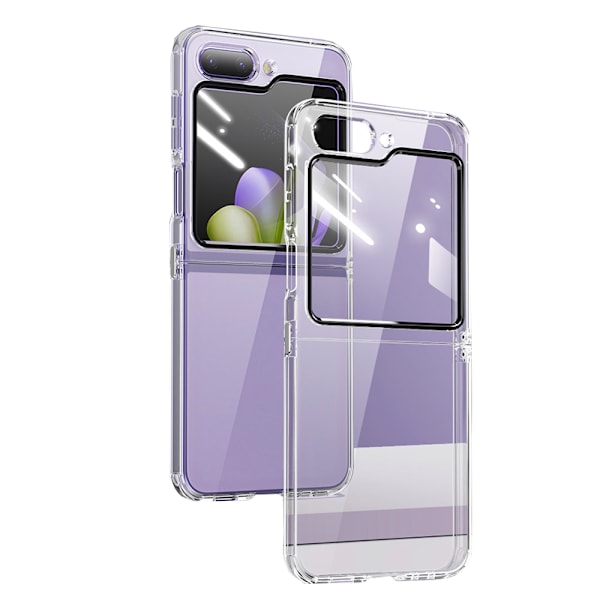 Galaxy Z Flip 5 - Genomskinligt silikonfodral Transparent