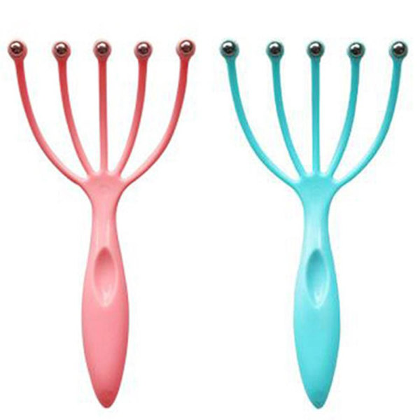 Hållbar Handdesign Huvudmassage Verktyg Blå