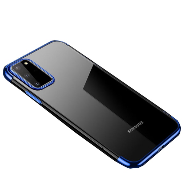 Huomaavainen älykäs silikonisuojus - Samsung Galaxy S20 Blå
