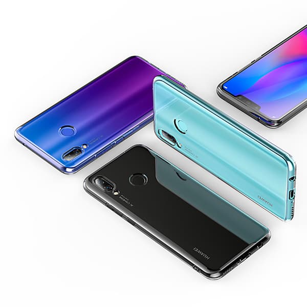 Huawei P20 Lite - Skyddande Silikonskal (FLOVEME) Transparent