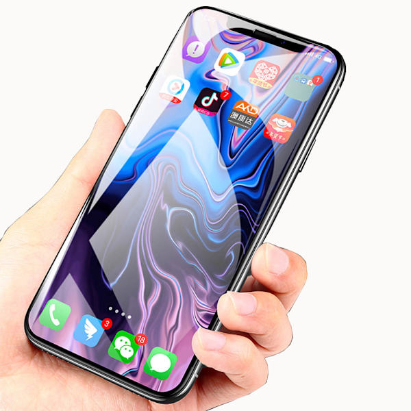 EXXO 3D-Skärmskydd från MyGuard till iPhone XS Max Svart