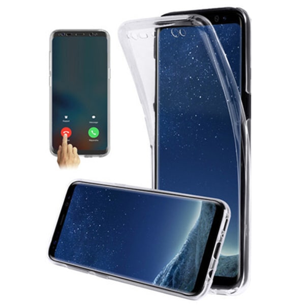 Robust slidstærk dobbelt silikoneskal - iPhone 11 Transparent