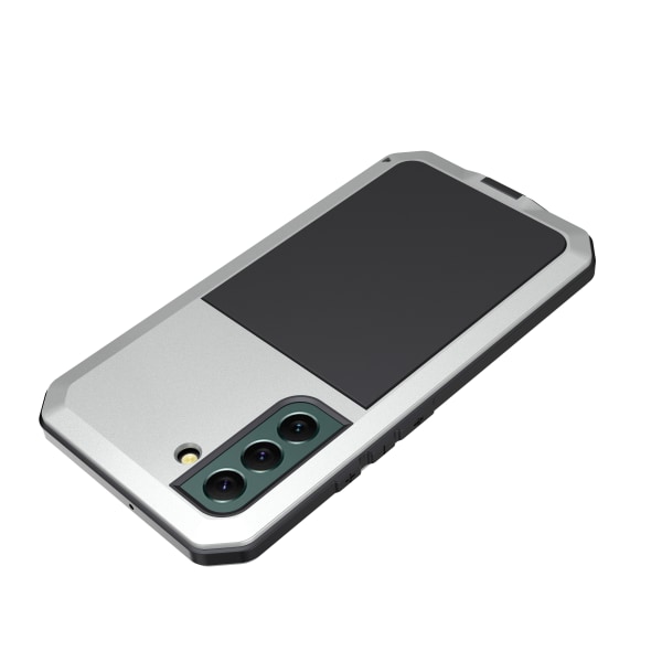 Samsung Galaxy S23 Plus - EXXO iskuja vaimentava alumiinikotelo Silver