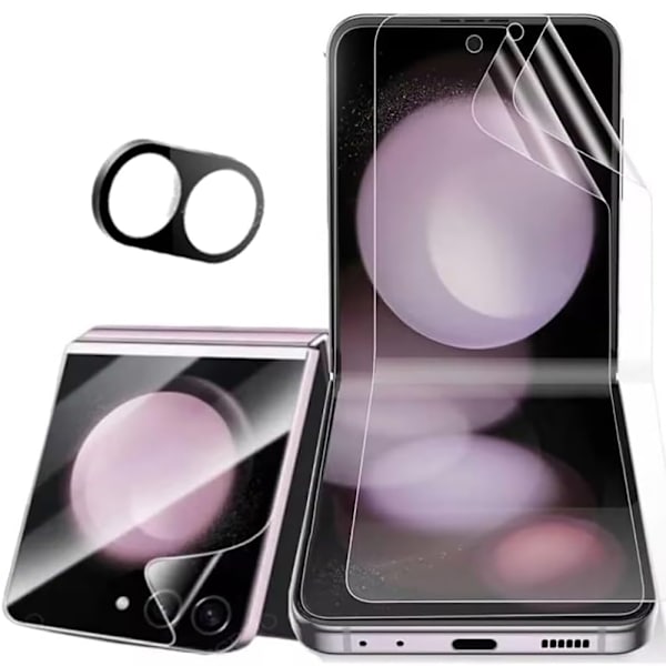 Hydrogel Skärmskydd Set (2-pack) för Galaxy Z flip 7
