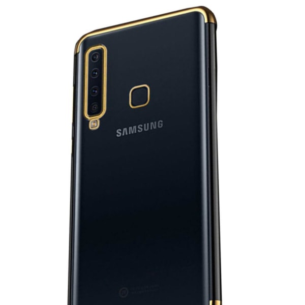 Stötdämpande Silikonskal (FLOVEME) - Samsung Galaxy A9 2018 Silver