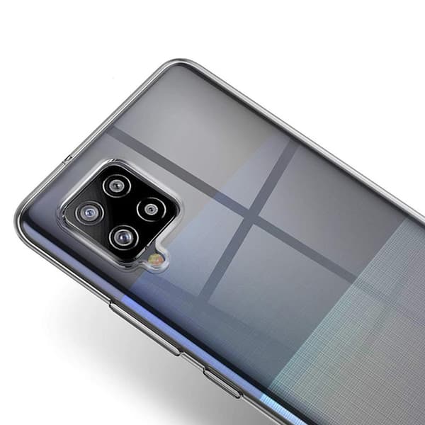 Skyddande Silikonskal (FLOVEME) - Samsung Galaxy A12 Transparent
