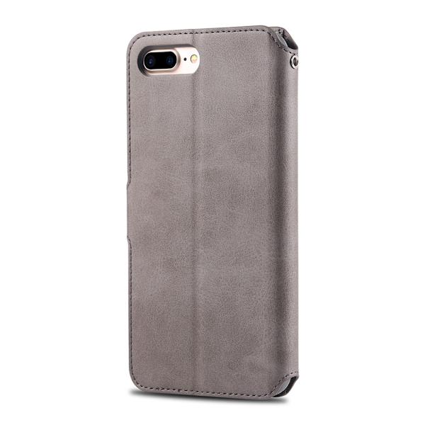 iPhone 8 Plus - Stilfuldt Pungeetui Röd