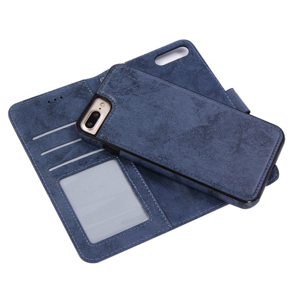 Lommebokdeksel med skallfunksjon for iPhone 7Plus Lila