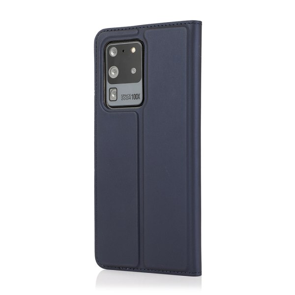 Smidigt Plånboksfodral - Samsung Galaxy S20 Ultra Marinblå