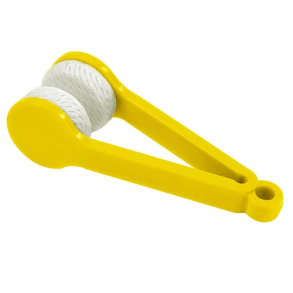 Smidig Mikrofiber Glasögon Rengöringsborste Blå