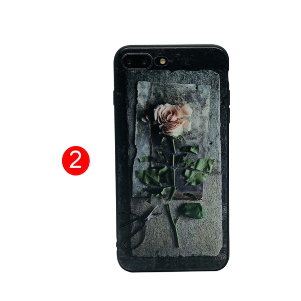 iPhone 7 - Skyddande Blomsterskal 4