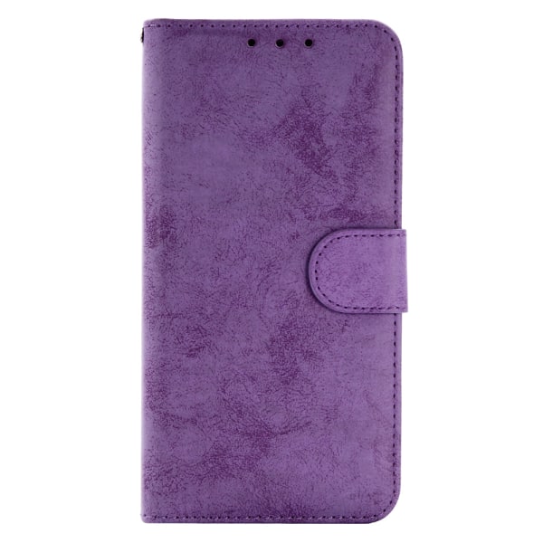LEMAN Stilrent Plånboksfodral - Samsung Galaxy S8 Marinblå