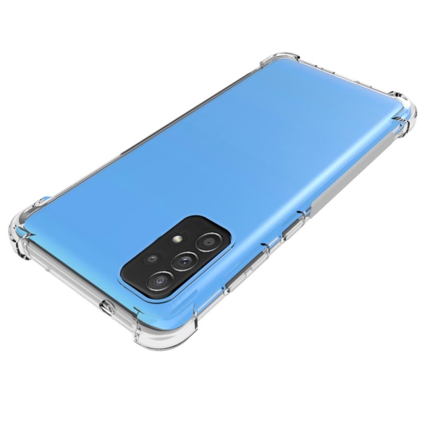 Suojaava silikonikuori - Samsung Galaxy A72 Transparent/Genomskinlig