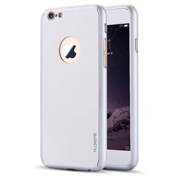 Eksklusivt Smart Protective Cover for iPhone 7 (MAX PROTECTION) Silver