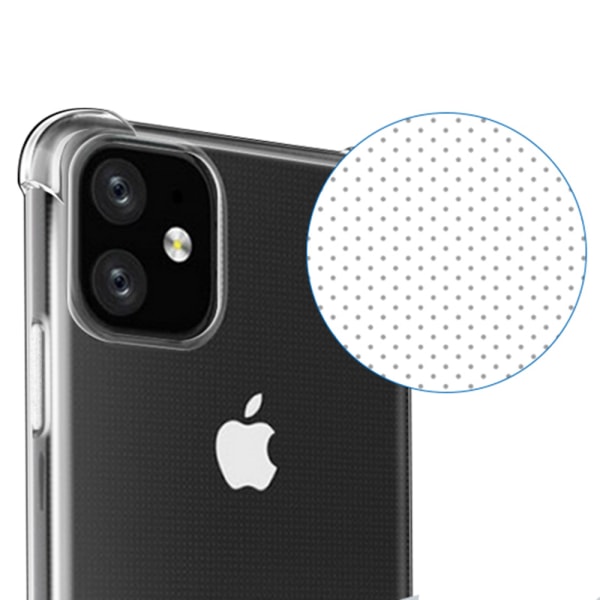 iPhone 11 - Robust Floveme silikonetui Transparent/Genomskinlig