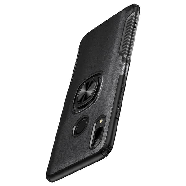 Huawei Y6 2019 - Skal med Ringhållare Guld