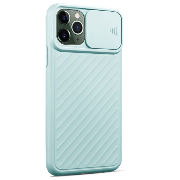 Kraftfullt Skal med Kamera Skydd - iPhone 11 Pro Ljusblå