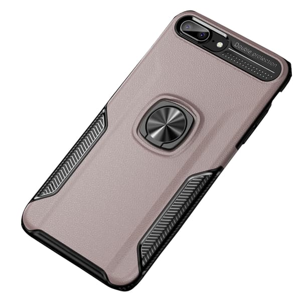 iPhone 8 - Stilsäkert Skal med Kickstand (LEMAN) Guld Guld