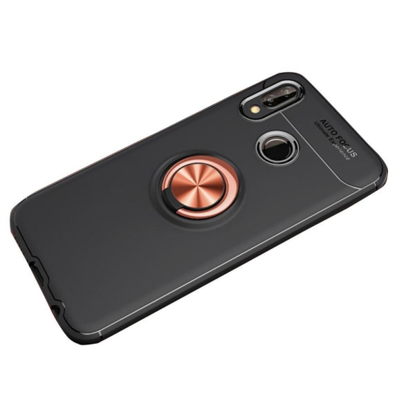 Cover med ringholder - Huawei P20 Lite (EPIC) Svart/Rosé