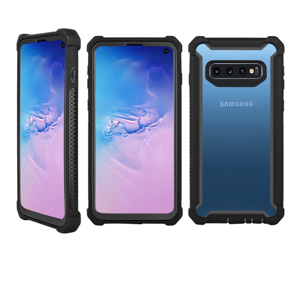 Samsung Galaxy S10 Plus - Kraftfullt Skyddande Fodral ARMY Kamouflage Rosa