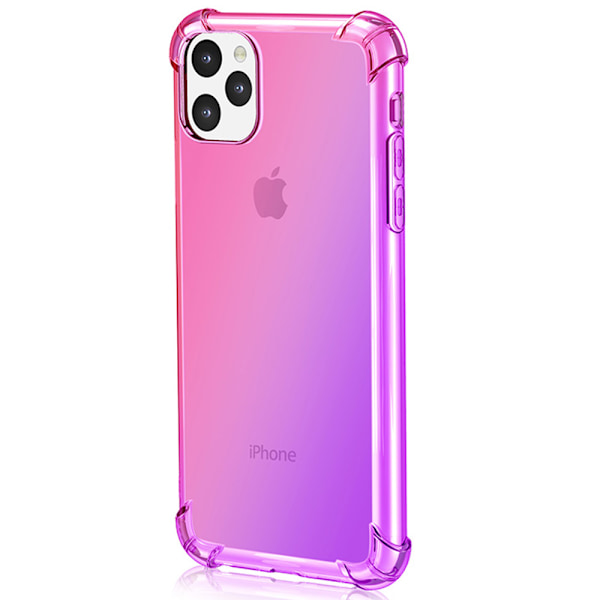 Stötdämpande yazunzi Silikonskal - iPhone 13 Pro Blå/Rosa