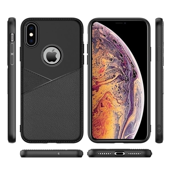 iPhone XS MAX - TPU-Silikon Skal (LEMAN) Svart