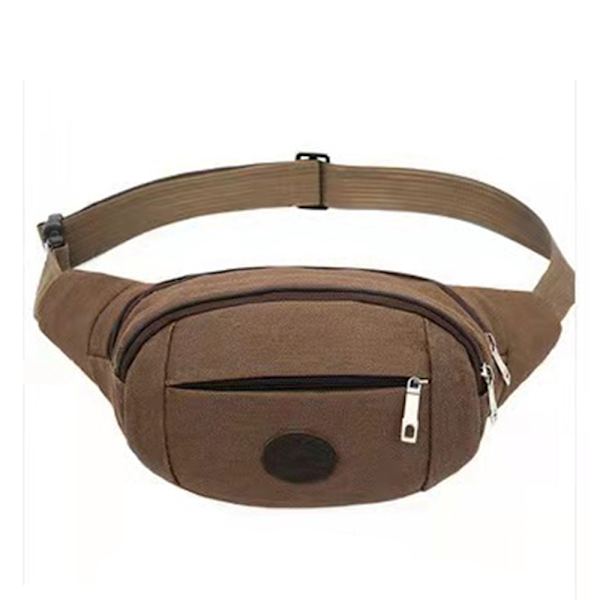 Hållbar Effektfull Axelväska Midjeväska Khaki