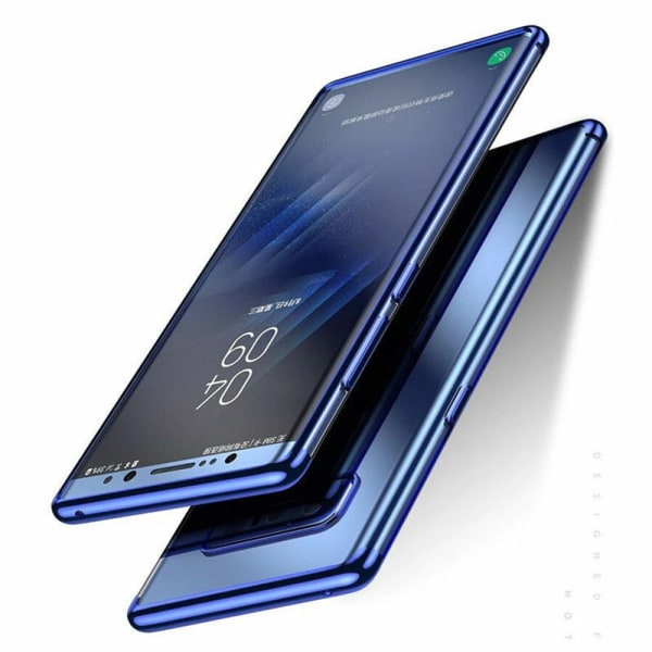 Tyylikäs suojakuori Samsung Galaxy S10e:lle (sähköpinnoitettu) Svart Svart