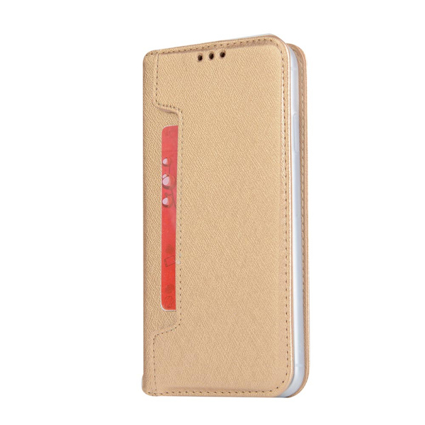 iPhone XR - Praktiskt Smart Plånboksfodral (FLOVEME) Guld