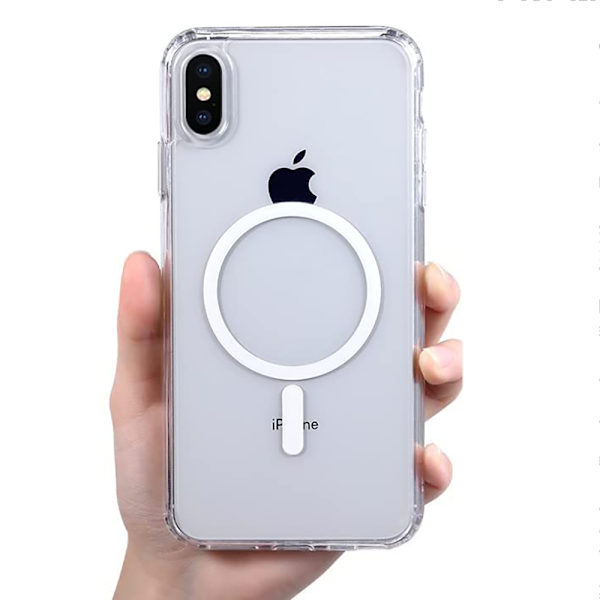 Magnetiskt Skal - iPhone X/XS Genomskinlig