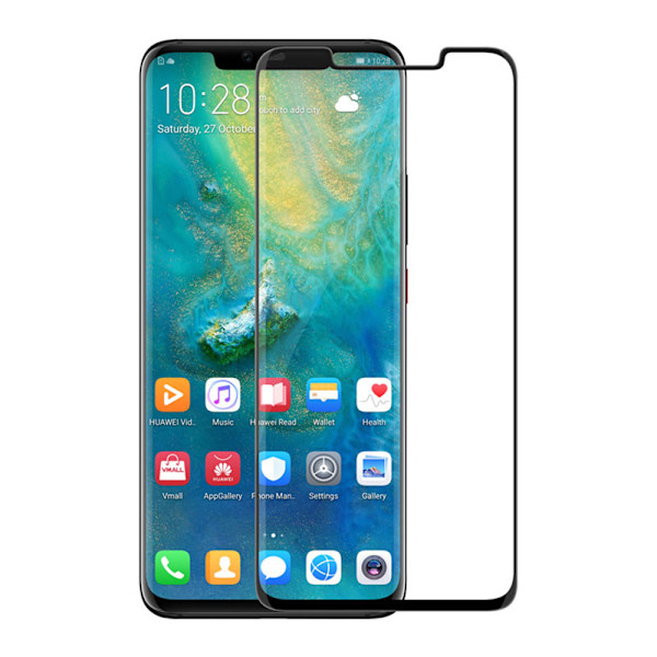 HuTechs Skärmskydd i FullGlue-utförande för Huawei Mate 20 Pro Svart