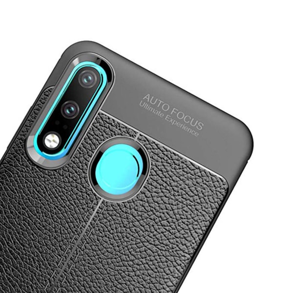 Stødabsorberende Smart Silikone Cover - Huawei P30 Lite Mörkblå