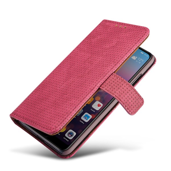 Retro-Fodral med Plånbok av PU-Läder till Huawei P20 Brun