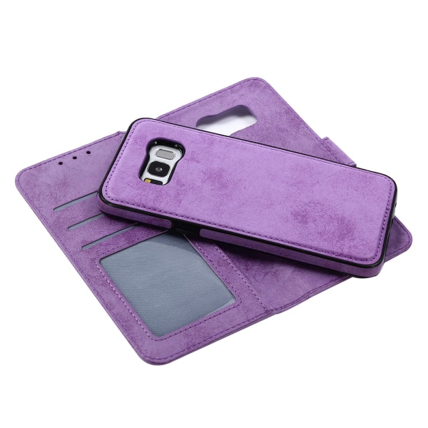 Gjennomtenkt lommebokdeksel fra LEMAN til Samsung Galaxy S8 Svart