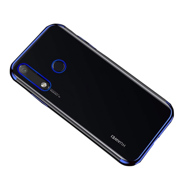Iskunkestävä silikonikuori (Floveme) - Huawei Y6s Blå